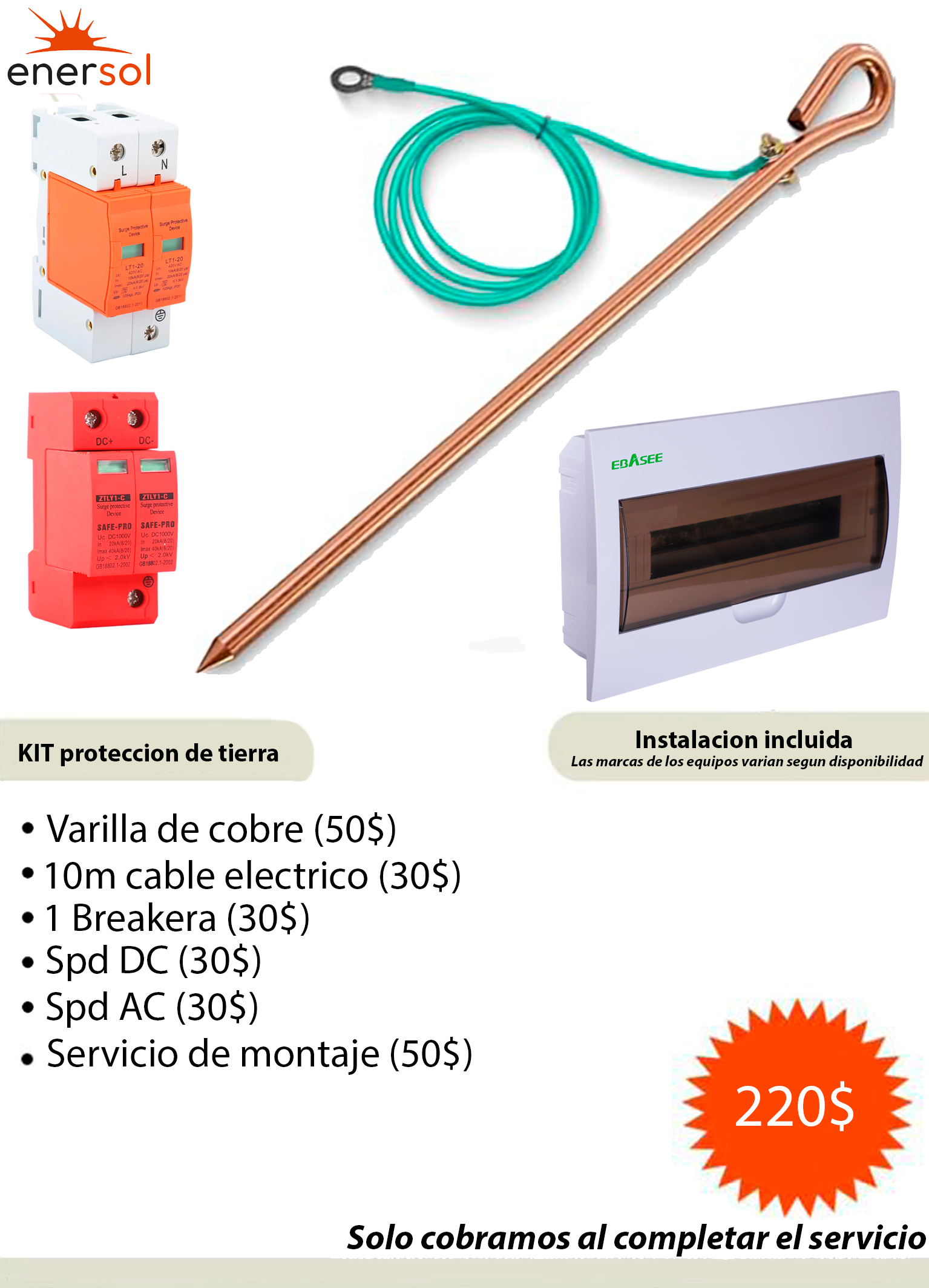 Kit de proteccion a tierra